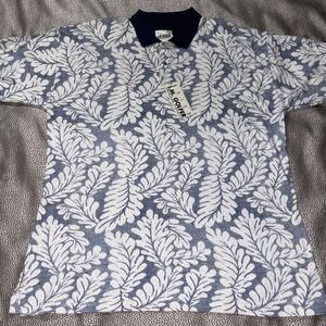 NWT Vintage 1980-90s‎ I.M. Golfer Polo Large Hawaiian Shirt 100% Cotton